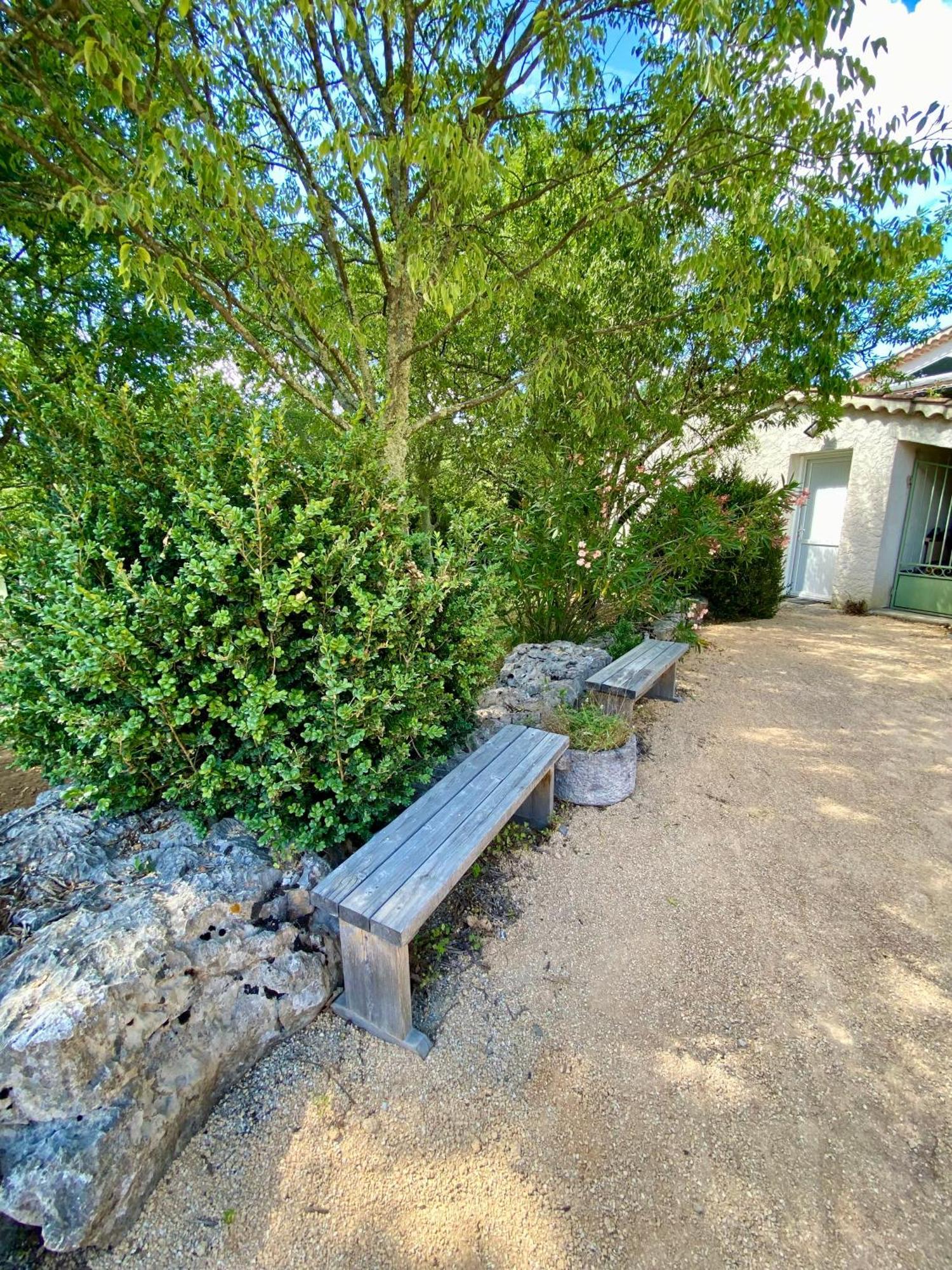 Maison Pour 12P, Piscine A Debordement Chauffee D'Avril A Octobre Inclus Ruoms Dış mekan fotoğraf