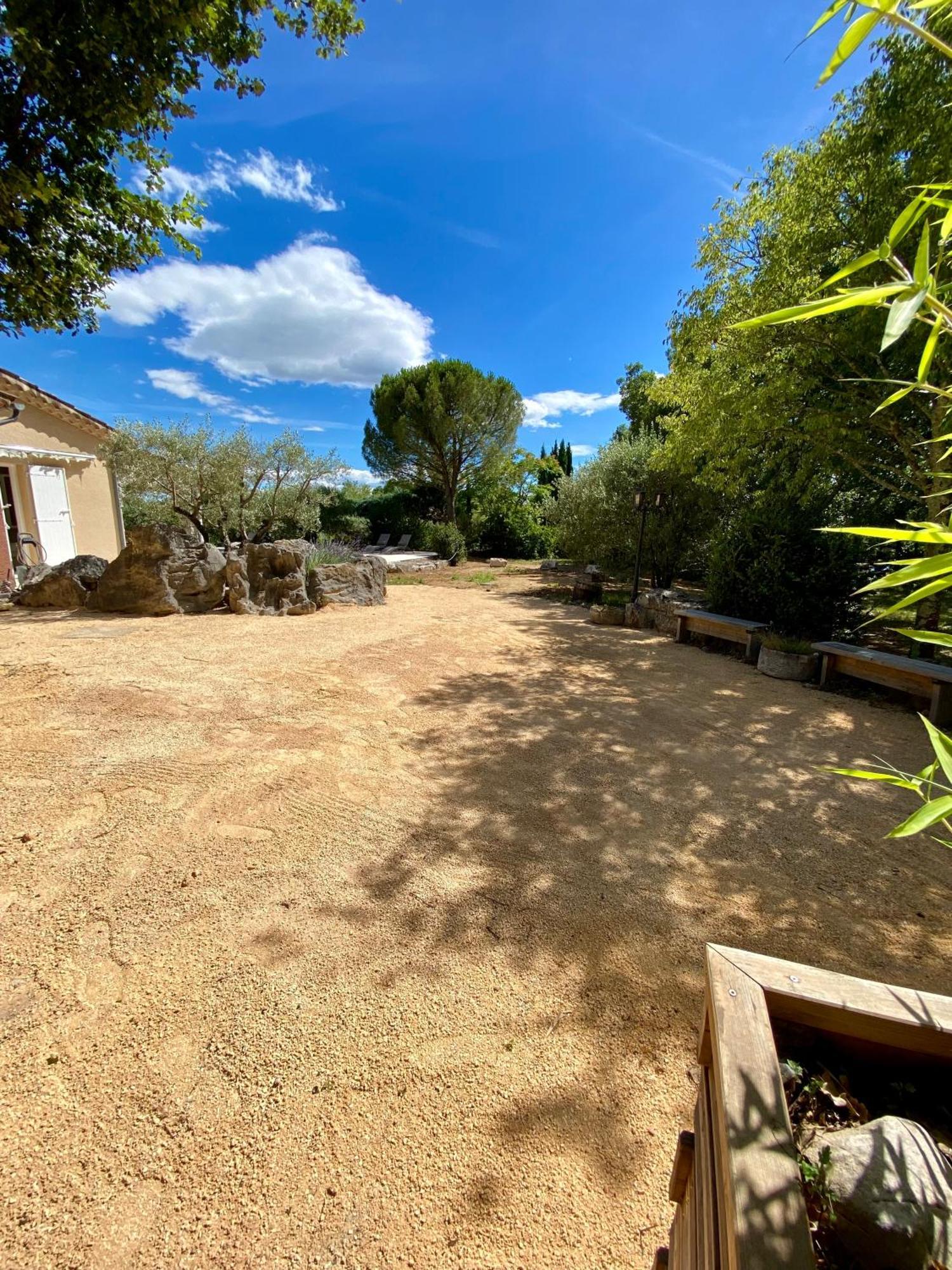 Maison Pour 12P, Piscine A Debordement Chauffee D'Avril A Octobre Inclus Ruoms Dış mekan fotoğraf