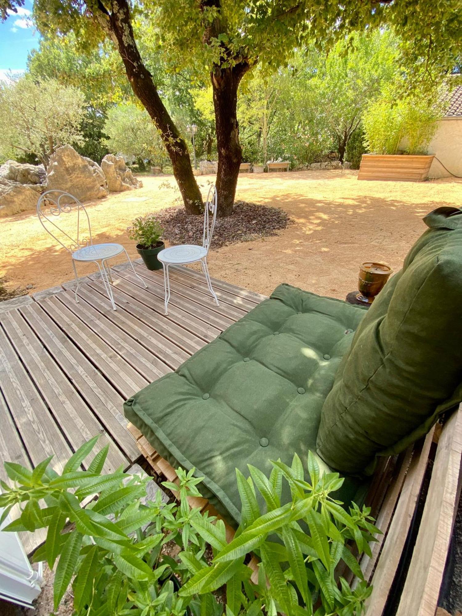 Maison Pour 12P, Piscine A Debordement Chauffee D'Avril A Octobre Inclus Ruoms Dış mekan fotoğraf