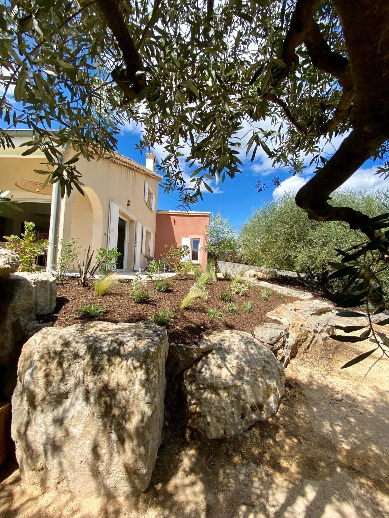 Maison Pour 12P, Piscine A Debordement Chauffee D'Avril A Octobre Inclus Ruoms Dış mekan fotoğraf